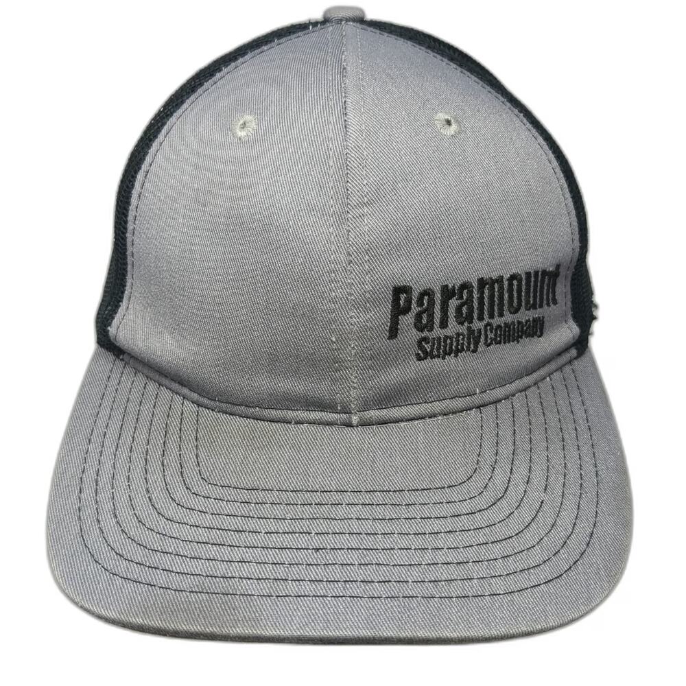 Port Authority Trucker Hat Gray One Size Paramount Supply Company Snapback Mesh